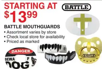 Dunham's Sports BATTLE MOUTHGUARDS offer