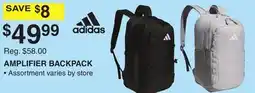 Dunham's Sports ADIDAS AMPLIFIER BACKPACK offer