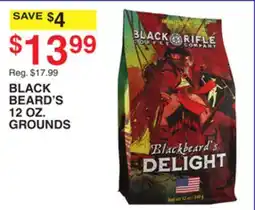 Dunham's Sports BLACK BEARD'S 12 OZ. GROUNDS offer