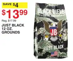 Dunham's Sports JUST BLACK 12 OZ. GROUNDS offer