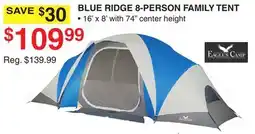 Dunham's Sports EAGLES CAMP BLUE RIDGE 8-PERSON FAMILY TENT offer