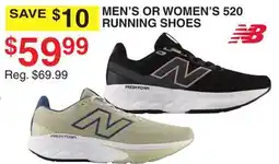 Dunham's Sports NEW BALANCE MEN'S OR WOMEN'S 520 RUNNING SHOES offer