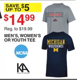 Dunham's Sports MEN'S, WOMEN'S OR YOUTH TEE offer