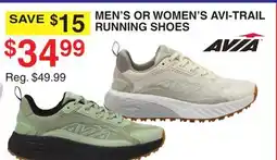 Dunham's Sports AVIA MEN'S OR WOMEN'S AVI-TRAIL RUNNING SHOES offer