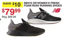 Dunham's Sports NEW BALANCE MEN'S OR WOMEN'S FRESH FOAM ROAV RUNNING SHOES offer