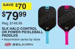 Dunham's Sports SELKIRK SLK HALO CONTROL OR POWER PICKLEBALL PADDLES offer