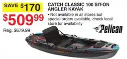 Dunham's Sports CATCH CLASSIC 100 SIT-ON ANGLER KAYAK offer