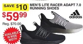 Dunham's Sports ADIDAS MEN'S LITE RACER ADAPT 7.0 RUNNING SHOES offer