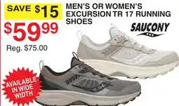 Dunham's Sports SAUCONY MEN'S OR WOMEN'S EXCURSION TR 17 RUNNING SHOES offer