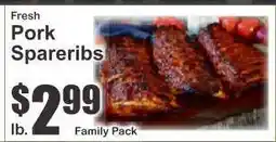 Key Food Pork Spareribs offer