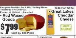 Key Food Red Waxed Gouda offer