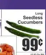 Key Food Long Seedless Cucumbers offer