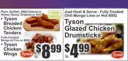 Key Food Tyson Glazed Chicken Drumsticks offer
