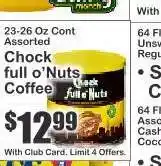 Key Food Chock Full o'Nuts Coffee offer