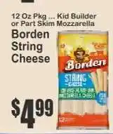 Key Food Borden String Cheese offer
