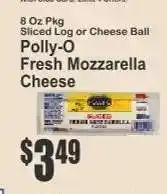 Key Food Polly-O Fresh Mozzarella Cheese offer