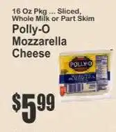 Key Food Polly-O Mozzarella Cheese offer
