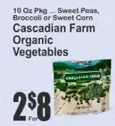 Key Food Cascadian Farm Organic Vegetables offer