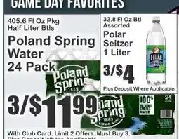 Key Food Poland Spring Water offer