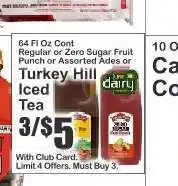 Key Food Turkey Hill Iced Tea offer