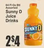 Key Food Sunny D Juice Drinks offer