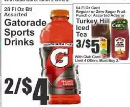 Key Food Gatorade Sports Drinks offer