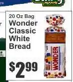 Key Food Wonder Classic White Bread offer