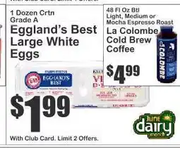 Key Food Eggland's Best Large White Eggs offer