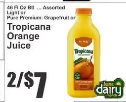 Key Food Tropicana Orange Juice offer