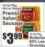 Key Food Premio Italian Sausage offer