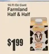 Key Food Farmland Half & Half offer