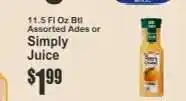 Key Food Simply Juice offer