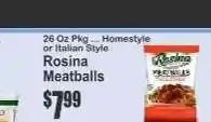 Key Food Rosina Meatballs offer