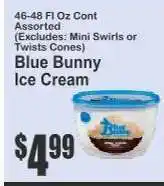 Key Food Blue Bunny Ice Cream offer