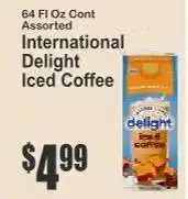 Key Food International Delight Iced Coffee offer