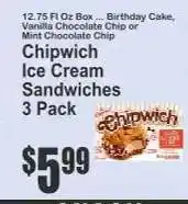 Key Food Chipwich Ice Cream Sandwiches offer