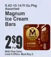 Key Food Magnum Ice Cream Bars offer