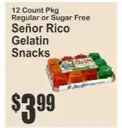 Key Food Señor Rico Gelatin Snacks offer