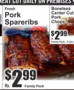 Key Food Fresh Pork Spareribs offer