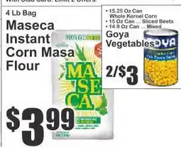 Key Food Maseca Instant Corn Masa Flour offer