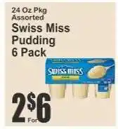 Key Food Swiss Miss Pudding 6 Pack offer