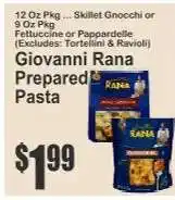 Key Food Giovanni Rana Prepared Pasta offer