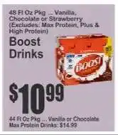 Key Food Boost Drinks offer
