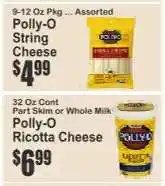 Key Food Polly-O String Cheese offer