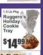 Key Food Ruggero's Holiday Cookie Tray offer