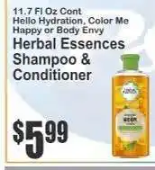 Key Food Herbal Essences Shampoo & Conditioner offer