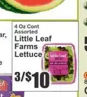 Key Food Little Leaf Farms Lettuce offer