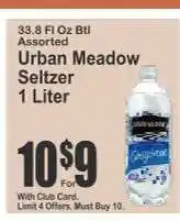 Key Food Urban Meadow Seltzer offer