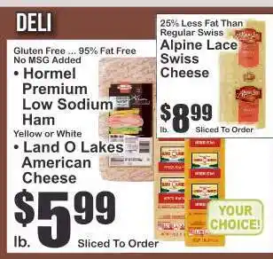 Key Food Land O Lakes American Cheese offer