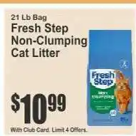 Key Food Fresh Step Non-Clumping Cat Litter offer